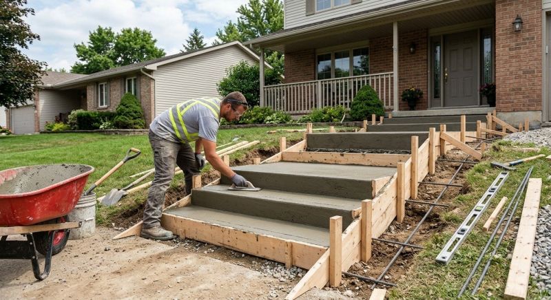 Concrete Steps Installation Service